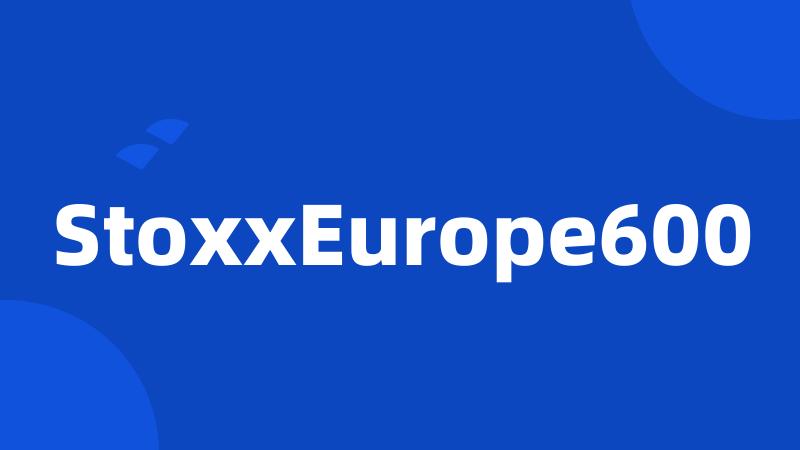 StoxxEurope600