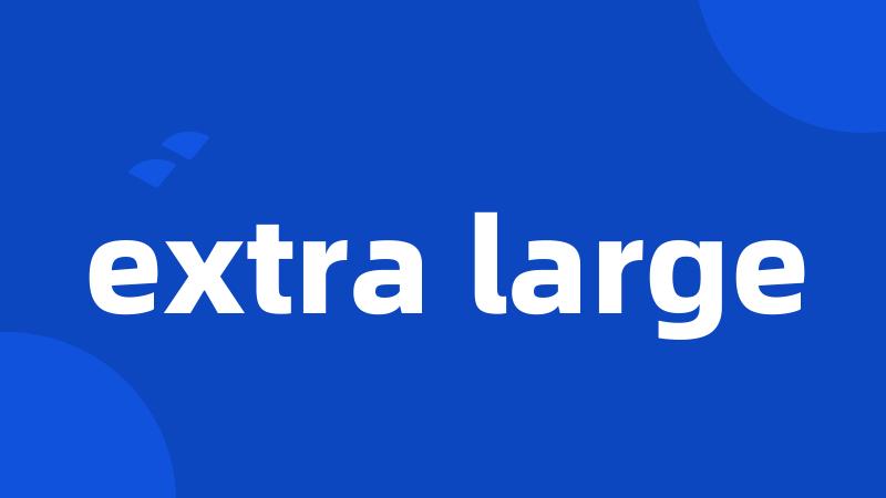 extra large