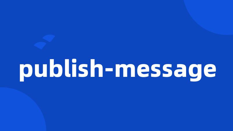 publish-message