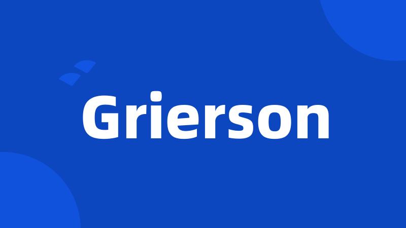 Grierson