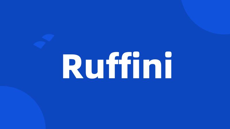 Ruffini