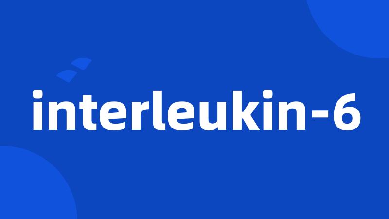 interleukin-6