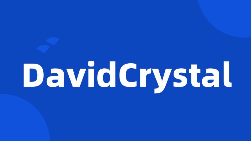 DavidCrystal