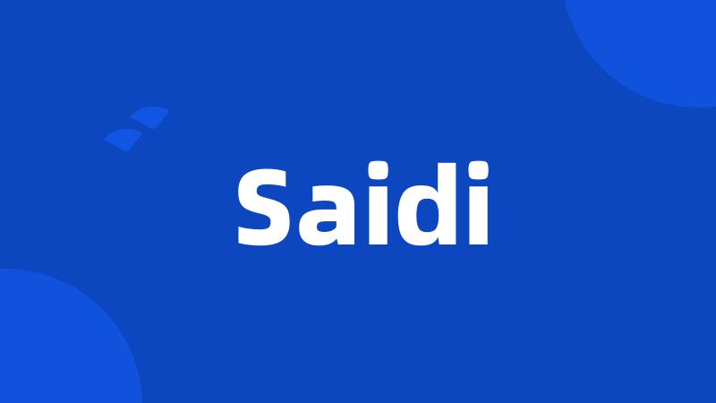 Saidi