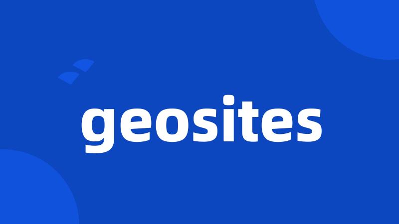 geosites