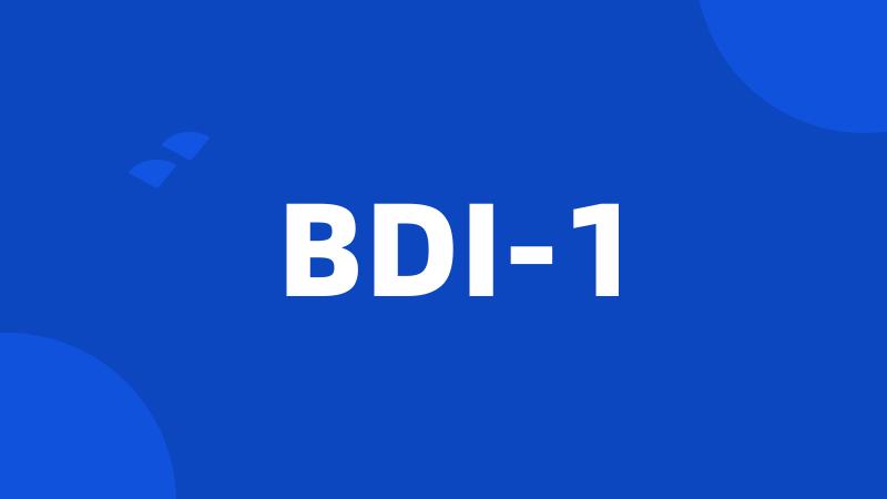 BDI-1