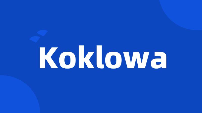 Koklowa