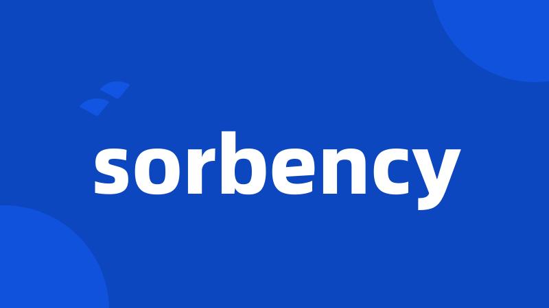 sorbency