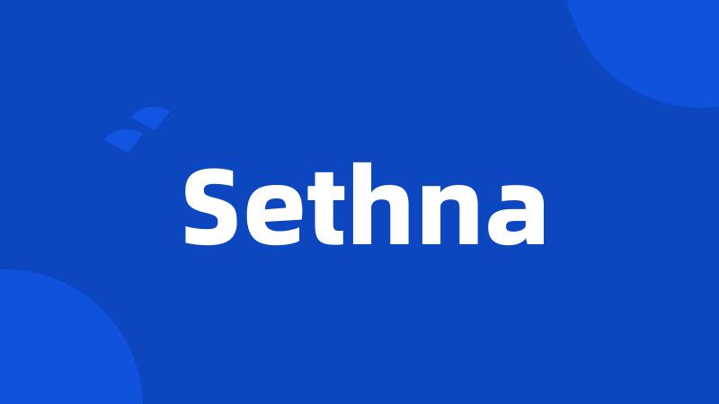 Sethna