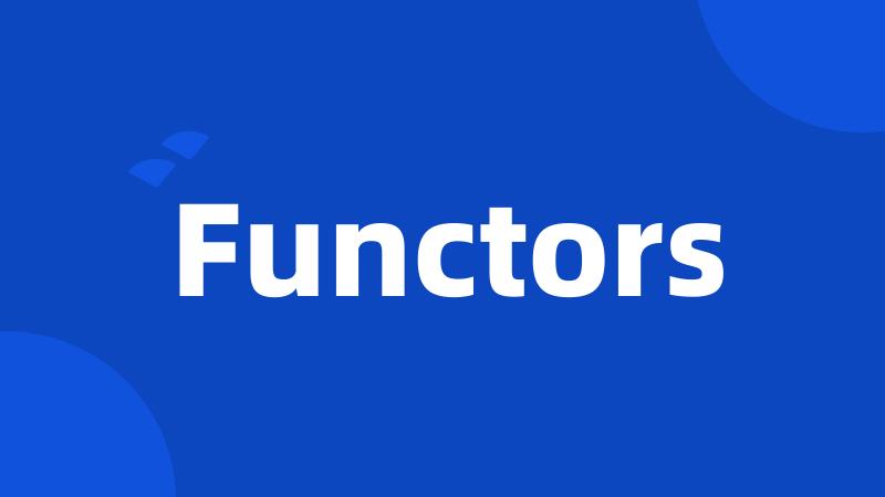 Functors