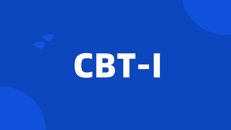 CBT-I