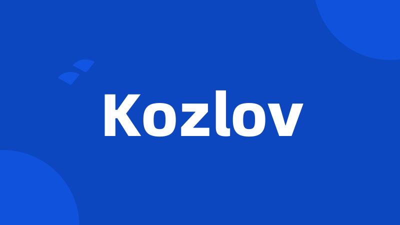 Kozlov