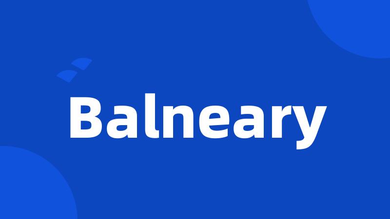 Balneary