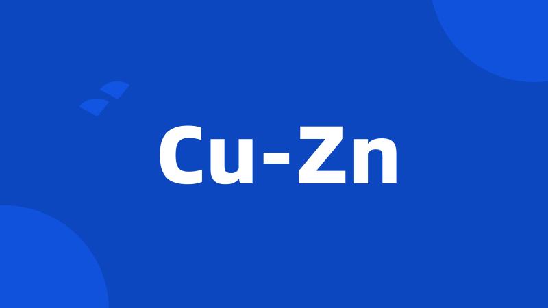 Cu-Zn