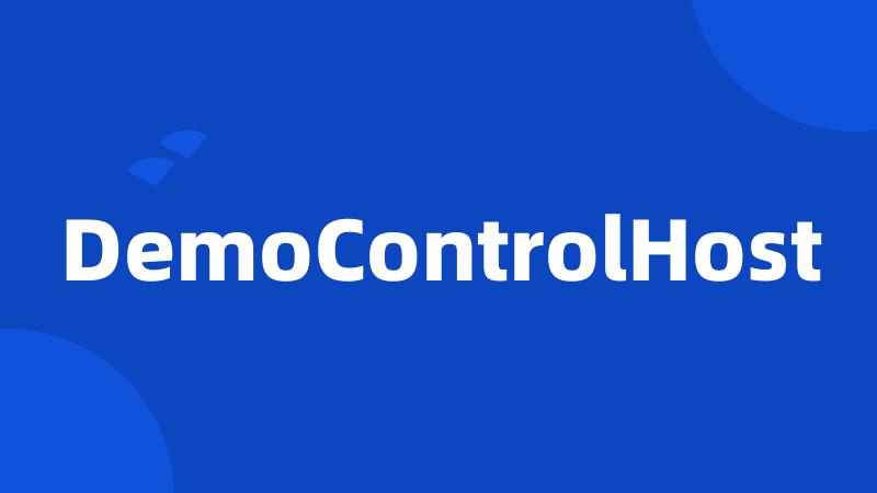 DemoControlHost