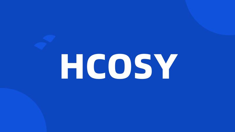 HCOSY