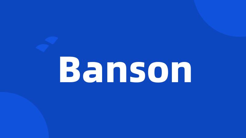 Banson