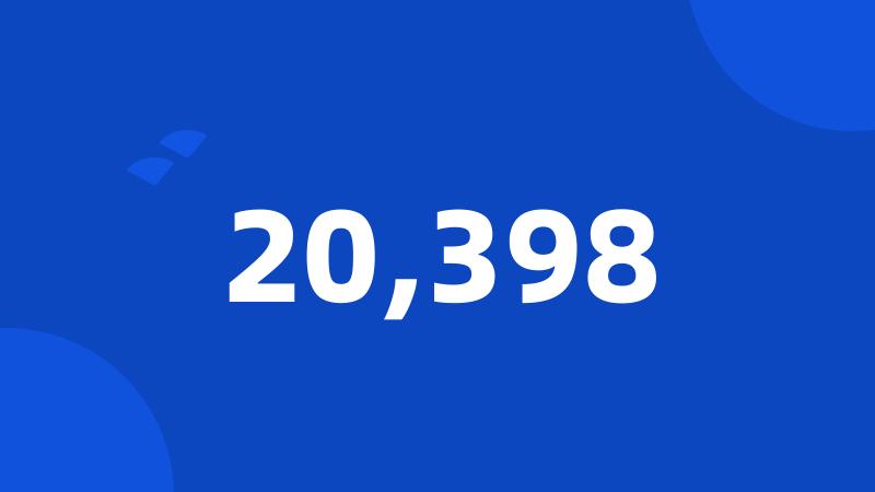 20,398