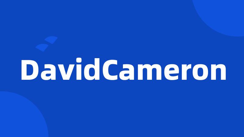 DavidCameron