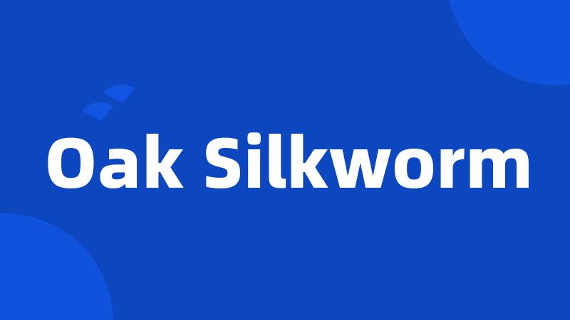 Oak Silkworm
