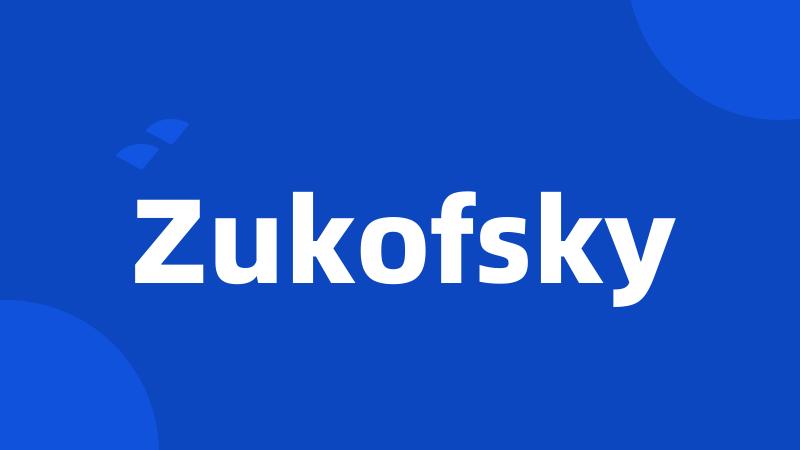 Zukofsky