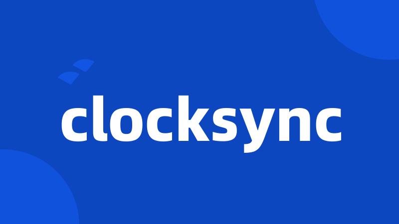 clocksync