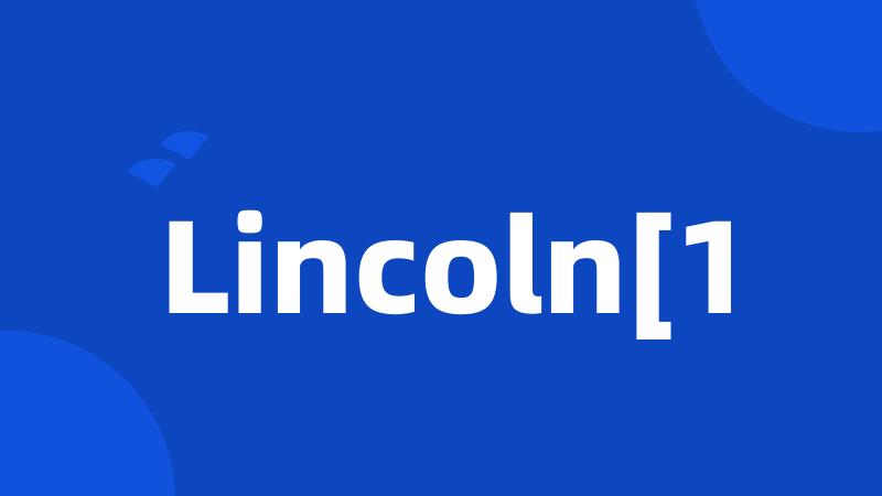 Lincoln[1