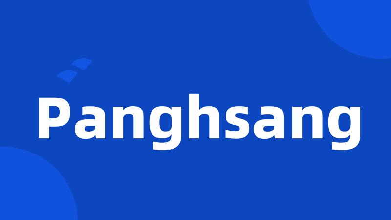Panghsang