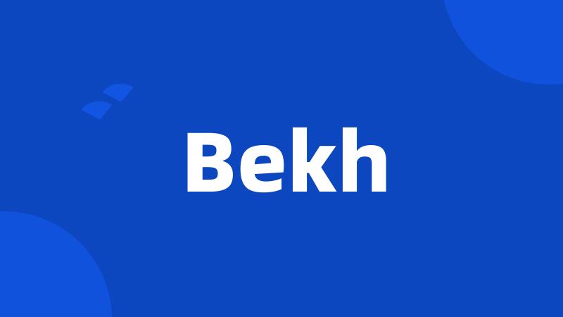 Bekh