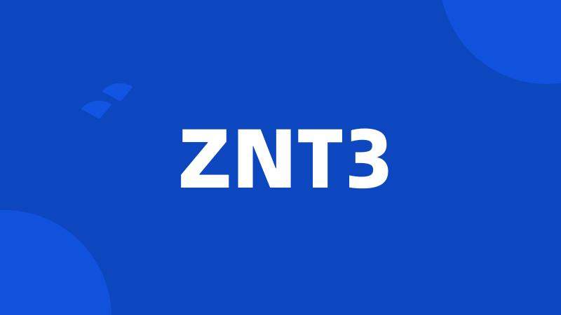 ZNT3