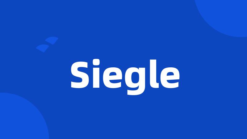 Siegle
