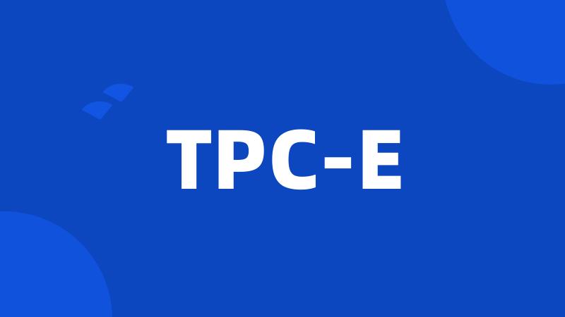 TPC-E