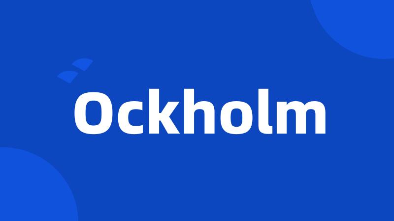Ockholm