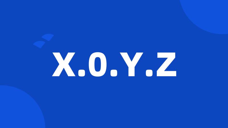 X.0.Y.Z