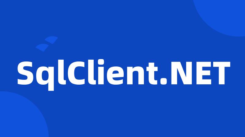 SqlClient.NET