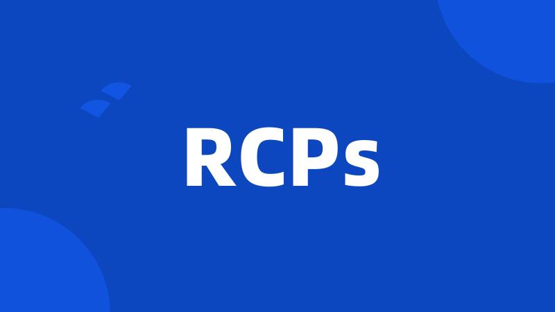 RCPs