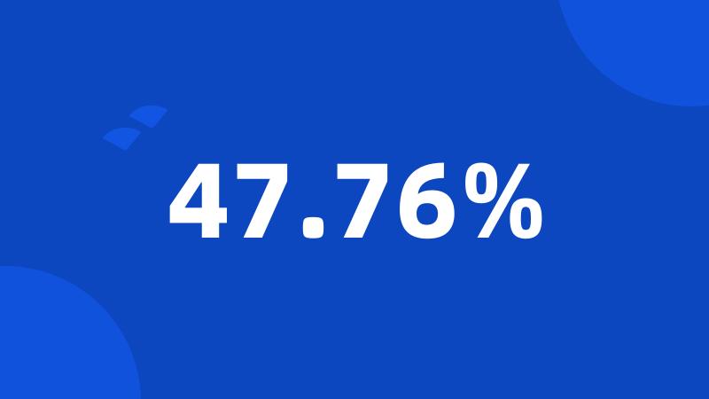 47.76%