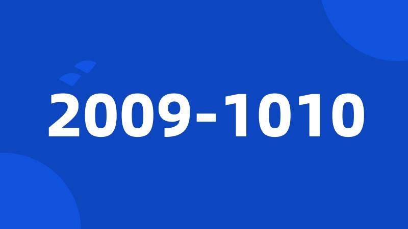 2009-1010