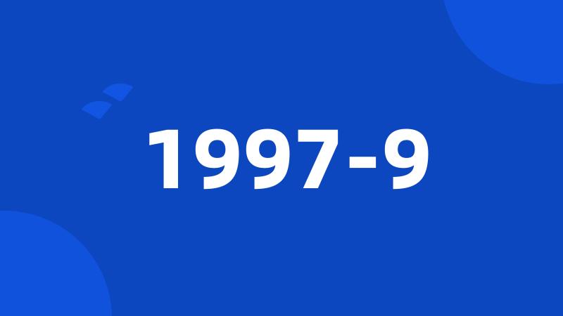 1997-9