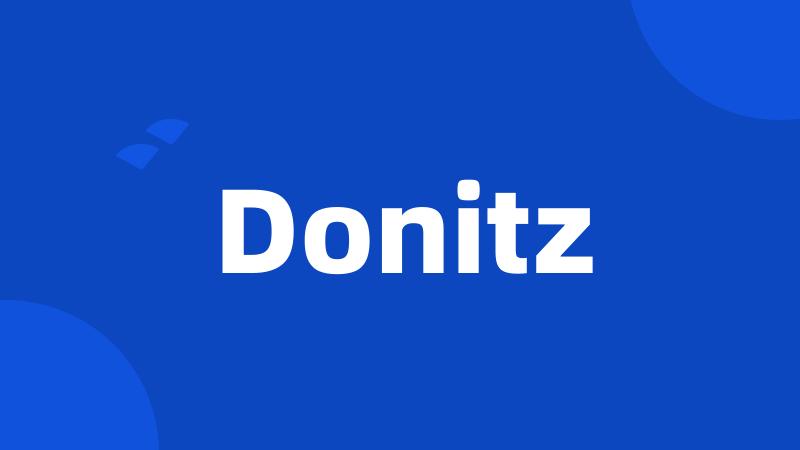 Donitz