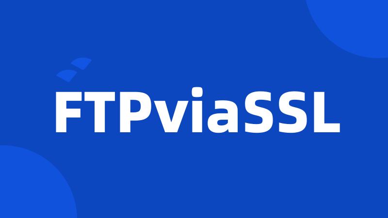 FTPviaSSL