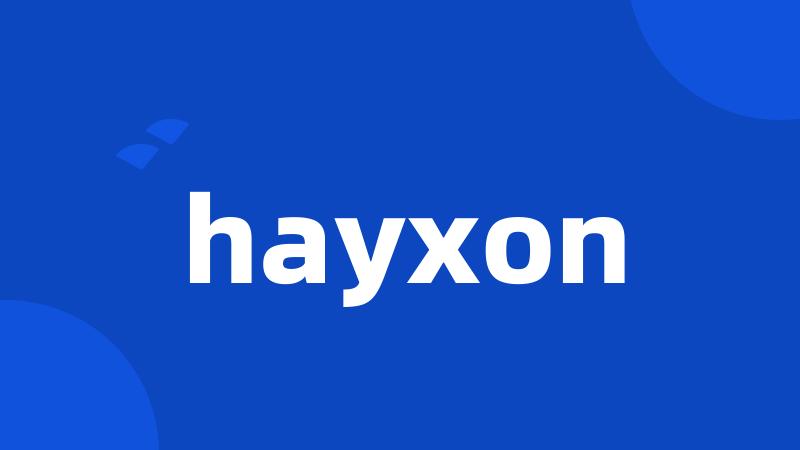 hayxon