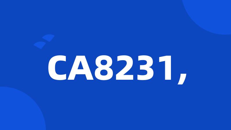CA8231,