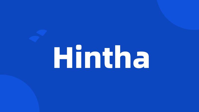 Hintha