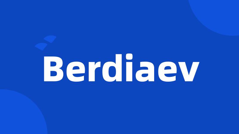 Berdiaev
