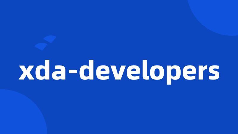 xda-developers