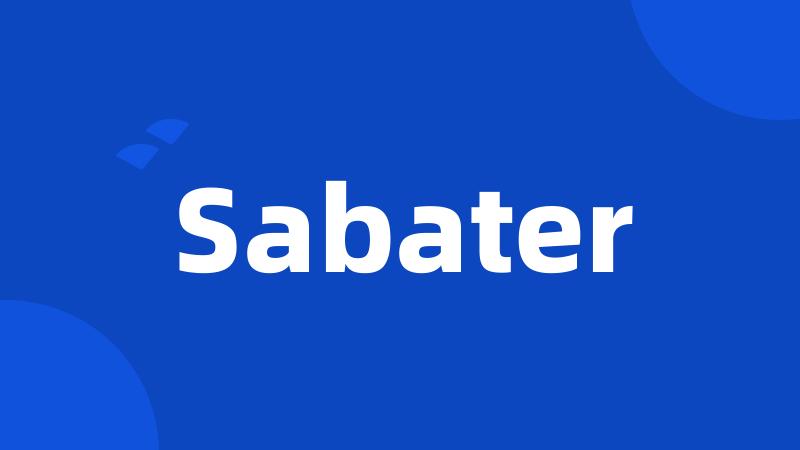 Sabater