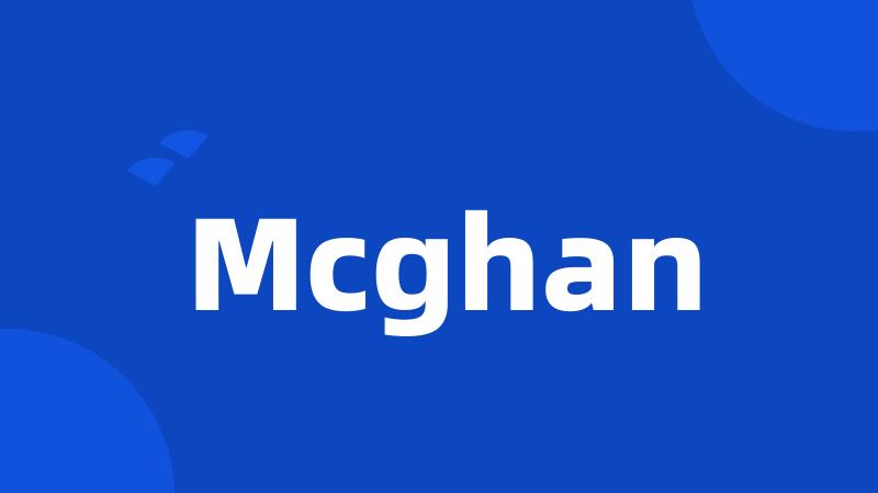 Mcghan