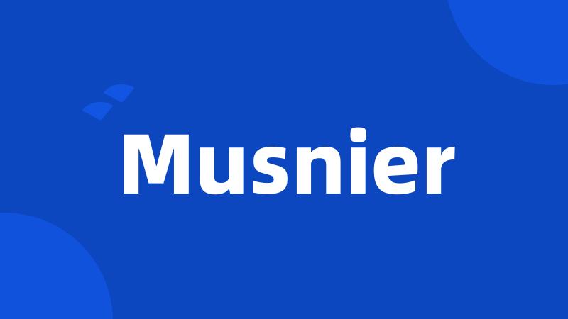 Musnier
