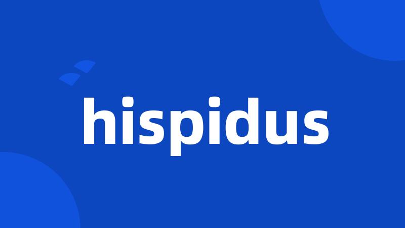 hispidus